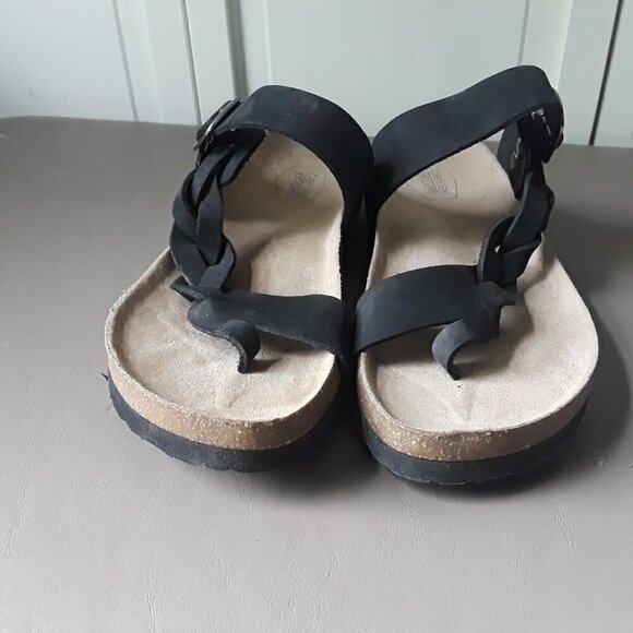 Berkley Jensen Suede Twisted Strap Birkenstock Sandal Size 9 - Picture 7 of 9